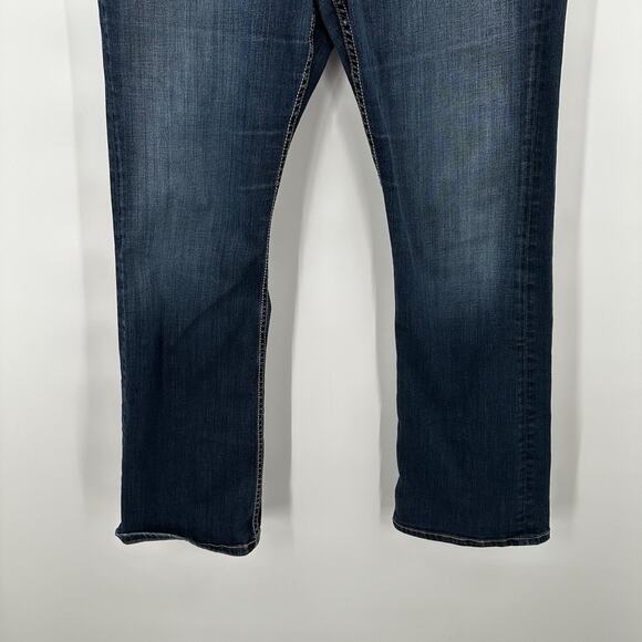 Buckle BKE Jeans Womens 32 Blue Bootcut Wendi Midrise Thick Stitch Casual - Picture 3 of 13